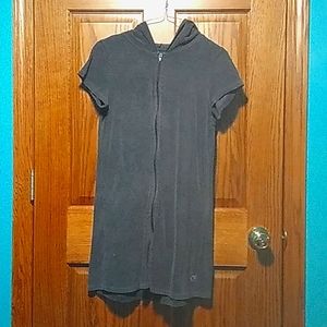 Zip up kids swimming towel dress